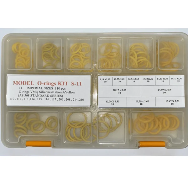 o-rings kit VMQ silicone